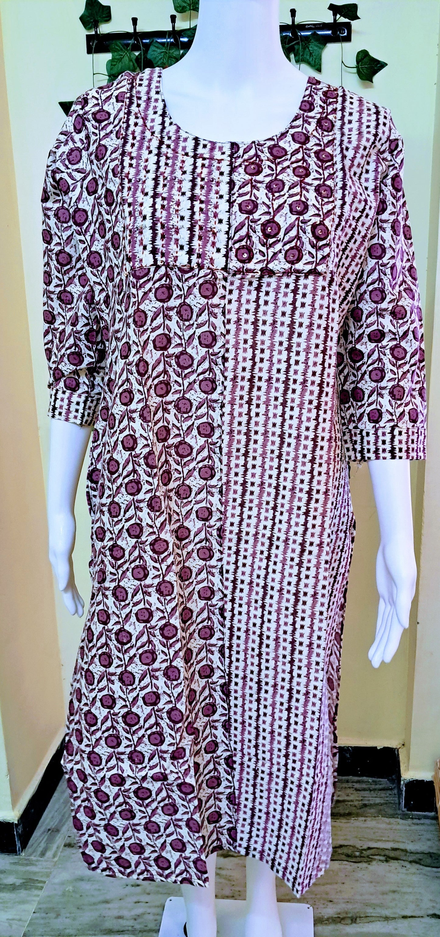 Partial designed kurtis