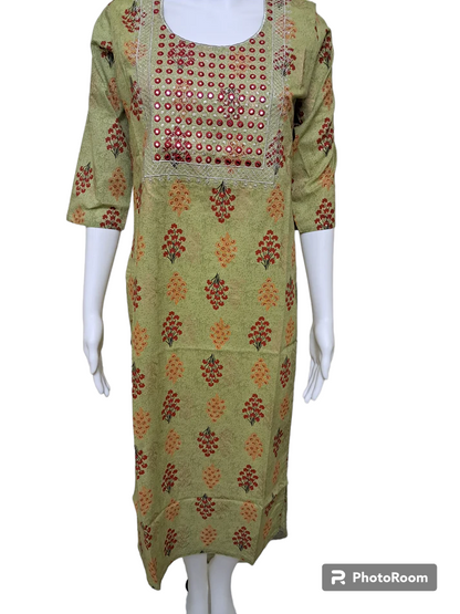 ECK12- Side slit kurti