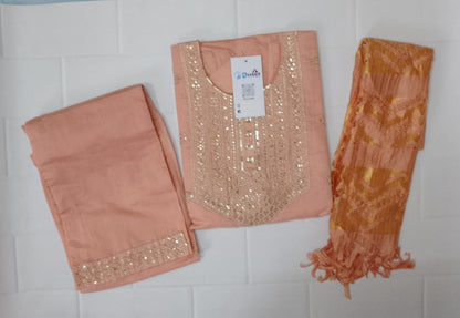 CHST1- Chanderi silk suit