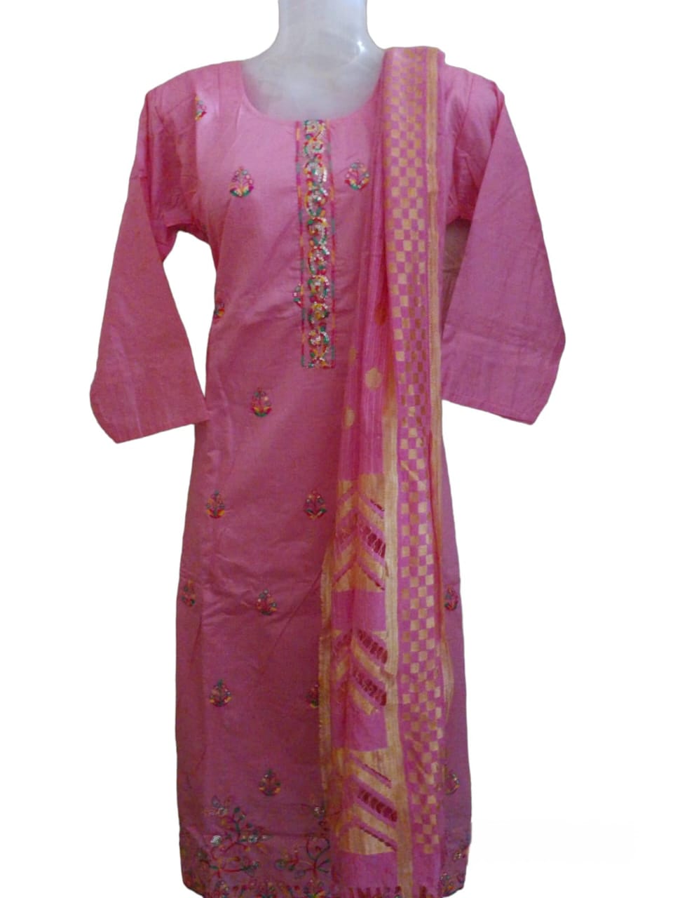 CHST4- Chanderi silk suit