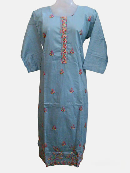 Chanderi silk suit