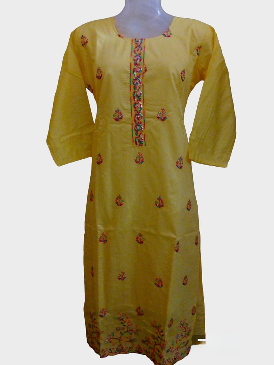 Chanderi silk suit