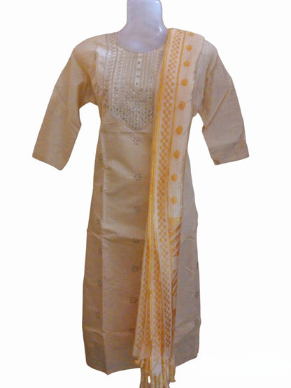 CHST7- Chanderi silk Suit