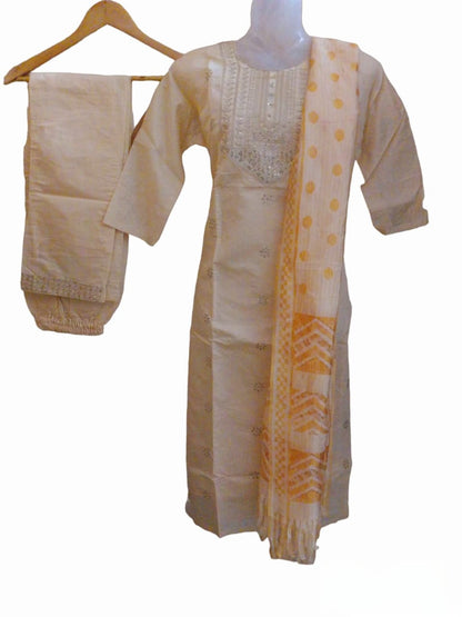 CHST7- Chanderi silk Suit