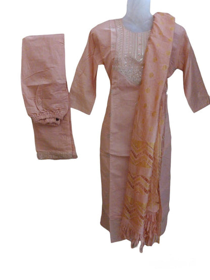 CHST1- Chanderi silk suit