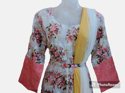 DCSETM3- Chikangari anarkali Suit