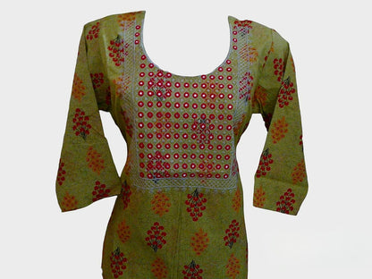 ECK12- Side slit kurti