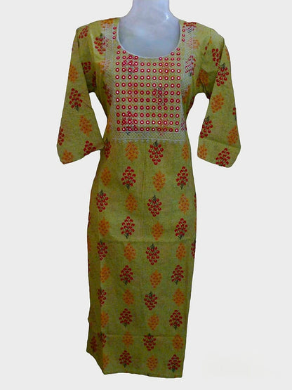 ECK12- Side slit kurti