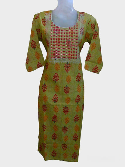 ECK12- Side slit kurti