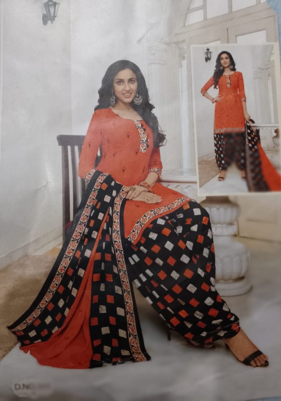 D3PCR1- Stiched salwar suit