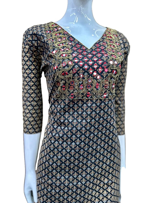 Premium mirrorwork kurti