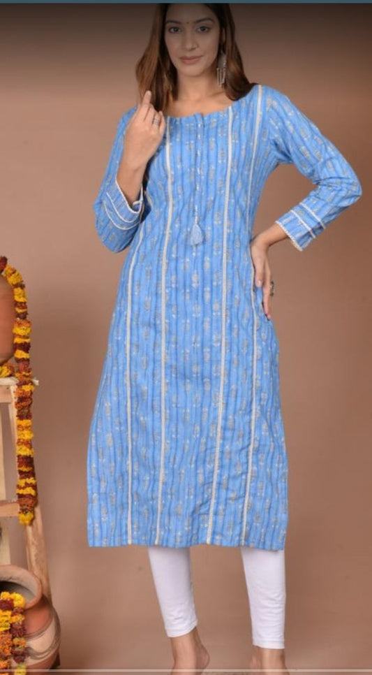 Lacework kurti