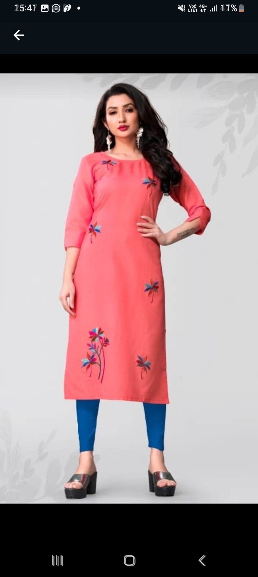 Threadwork kurti