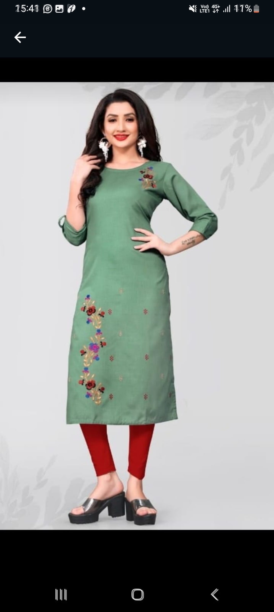 Threadwork kurti