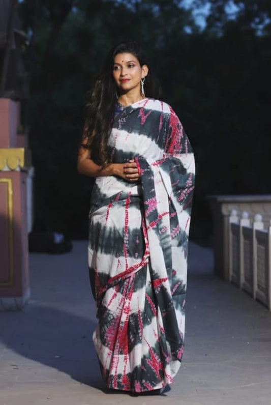 Cotton Mul-mul Saree