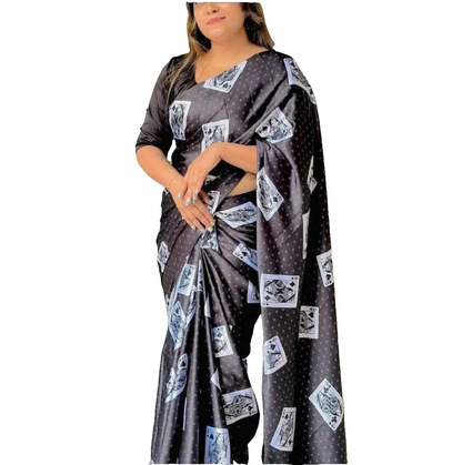 Satin silk sarees