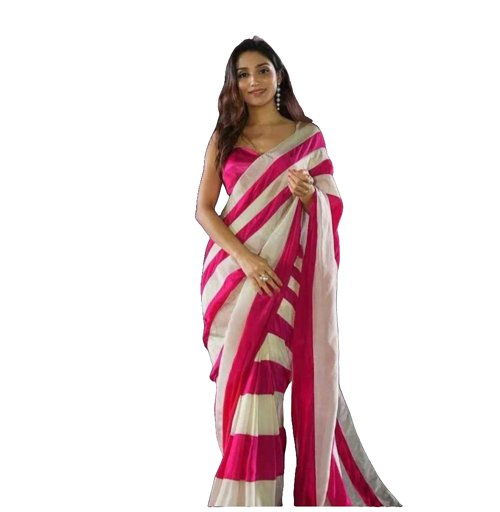 Satin silk sarees