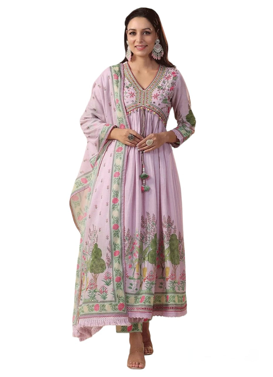 DSUITA1- Shiffon anarkali suit