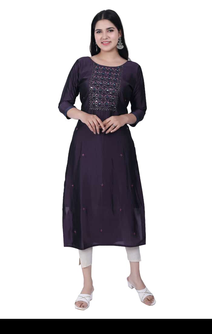 MKUR1- SIDE SLIT KURTI