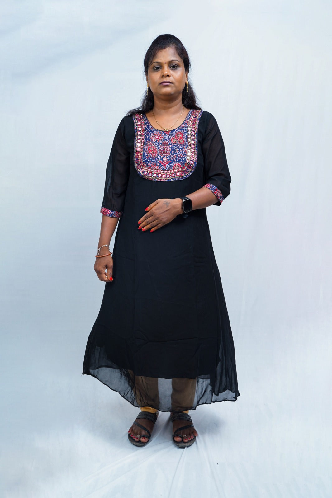 MDG4- MIRROR WORK kurti