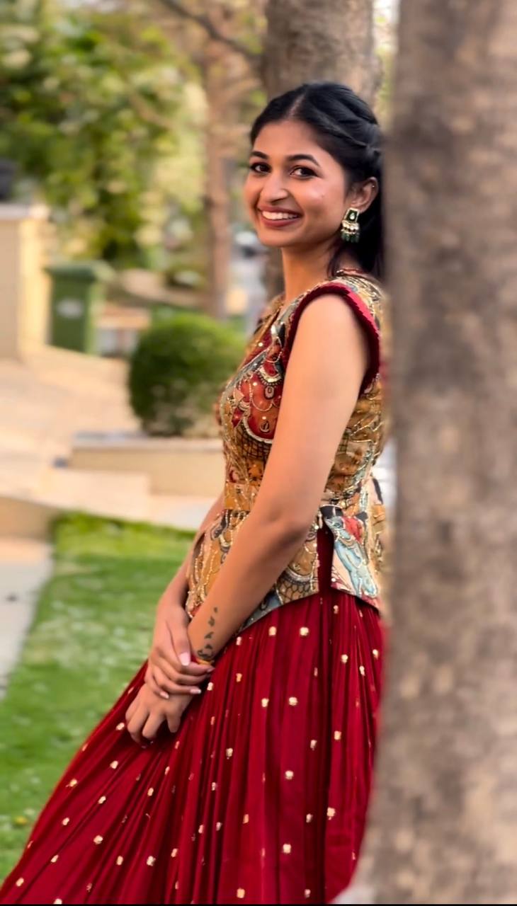 DLEH1- Kalamkari Lehenga