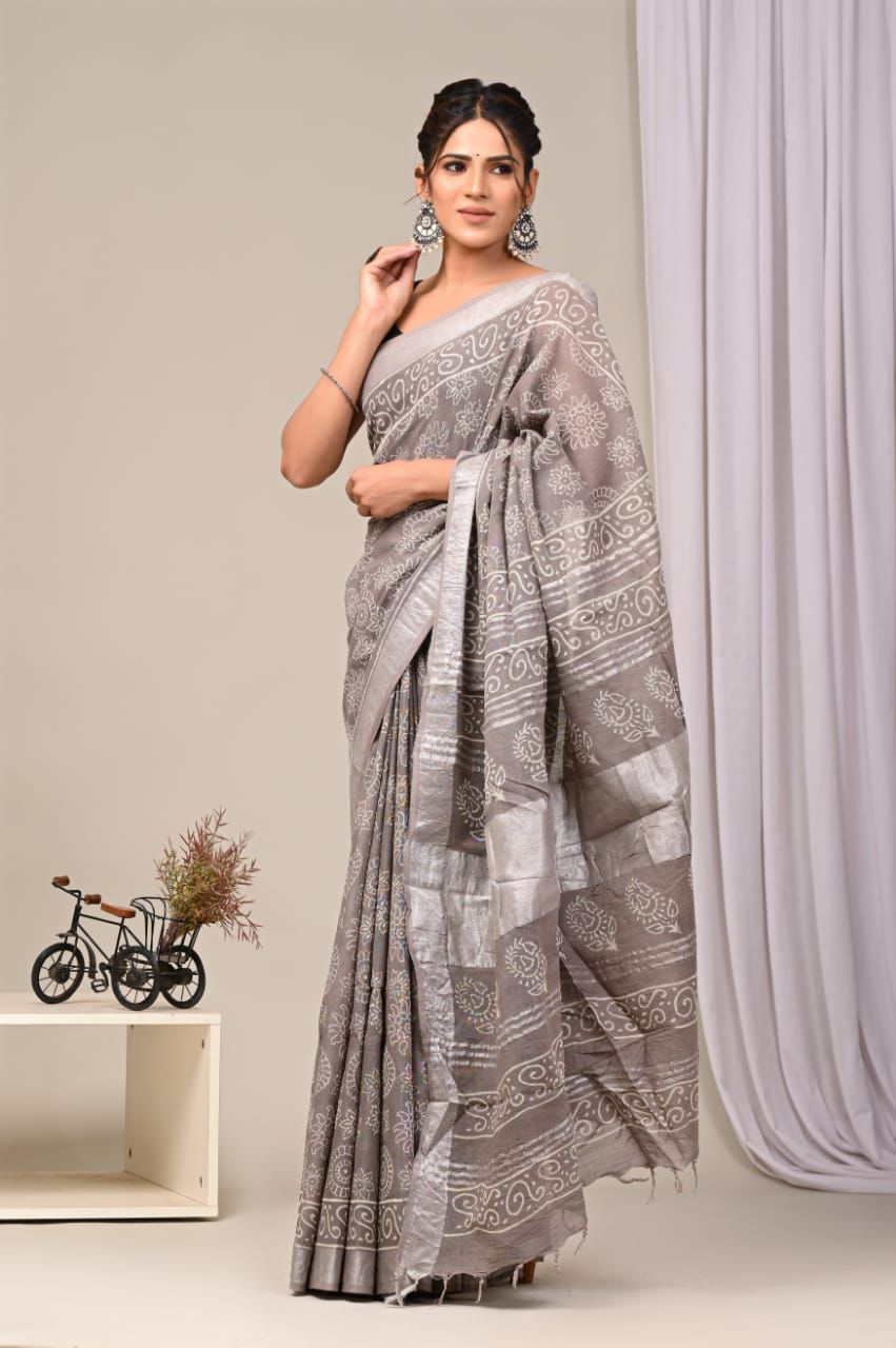 LSAR1 - Linen saree