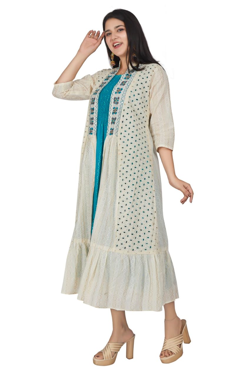 IWG6- SHRUG KURTI