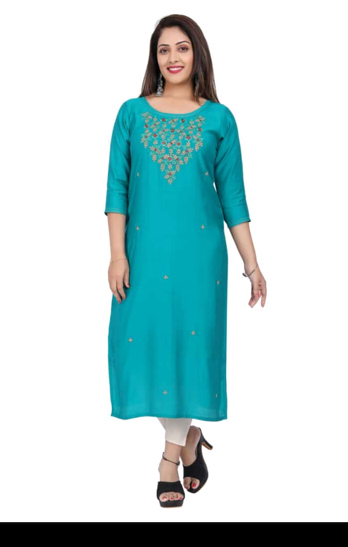 MKUR1- SIDE SLIT KURTI