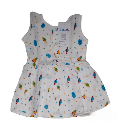 DBABFT3- Organic baby frock