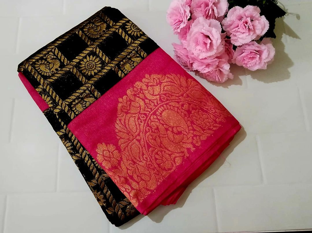 SAR1- premium silk cotton saree