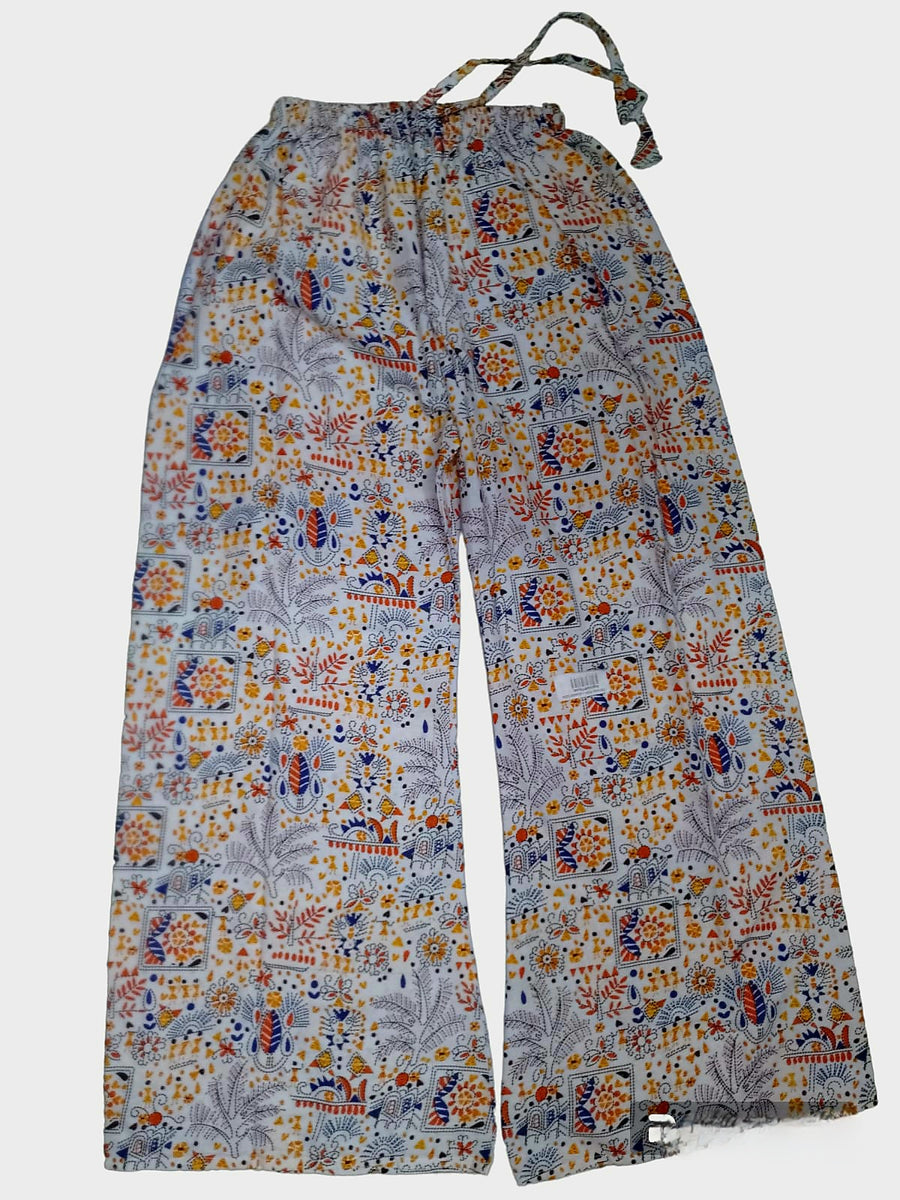 PAL1- PURE COTTON PALAZZO PANTS