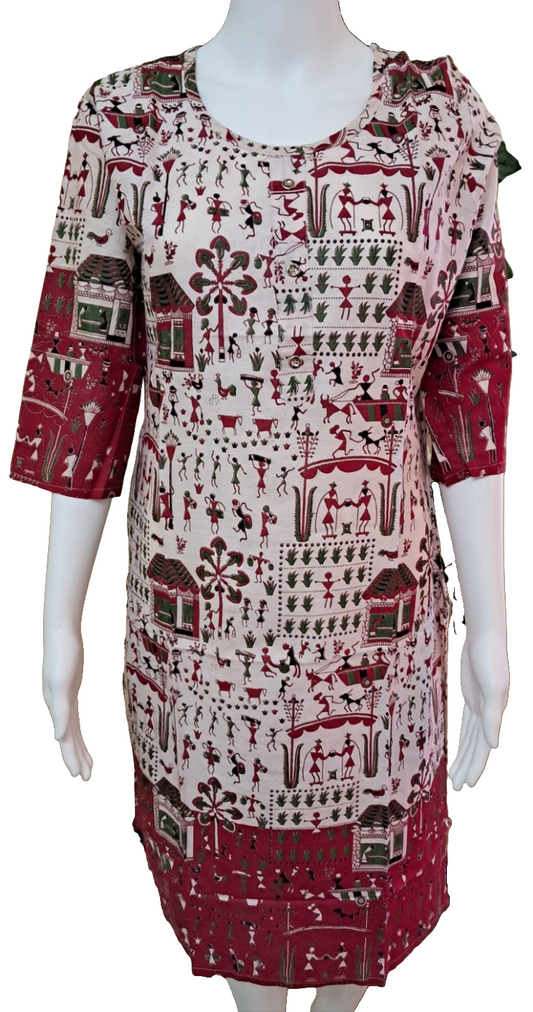 CK1- Beautiful printed kurti