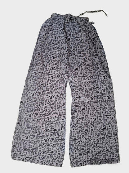 PAL1- PURE COTTON PALAZZO PANTS