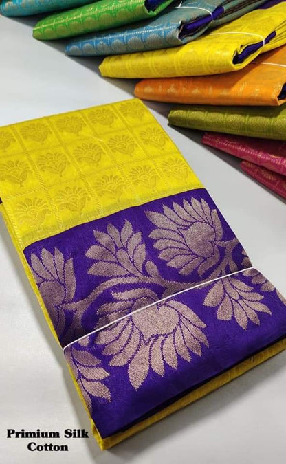 SAR1- premium silk cotton saree