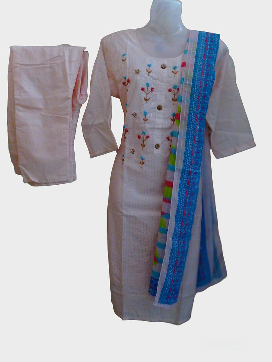 CHST13- Chanderi silk suit