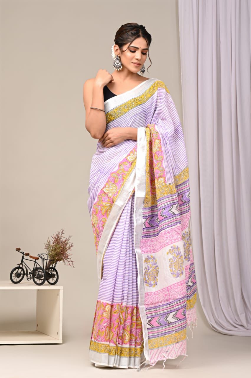 LSAR1 - Linen saree