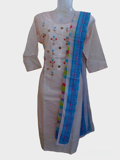 CHST13- Chanderi silk suit