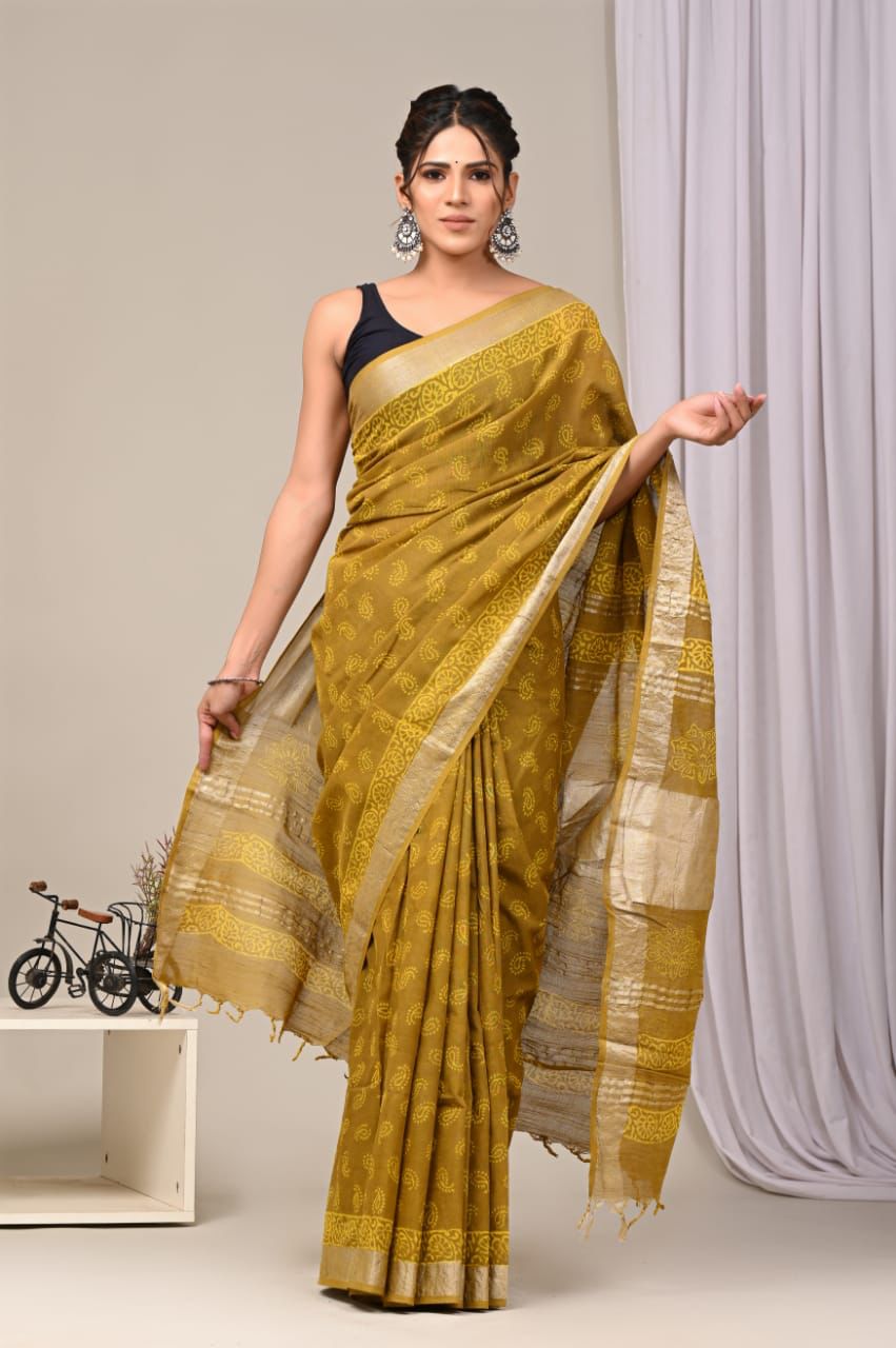 LSAR1 - Linen saree