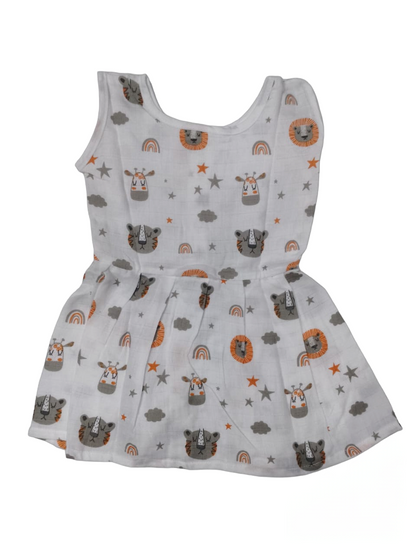 DBABFT4- Organic baby frock