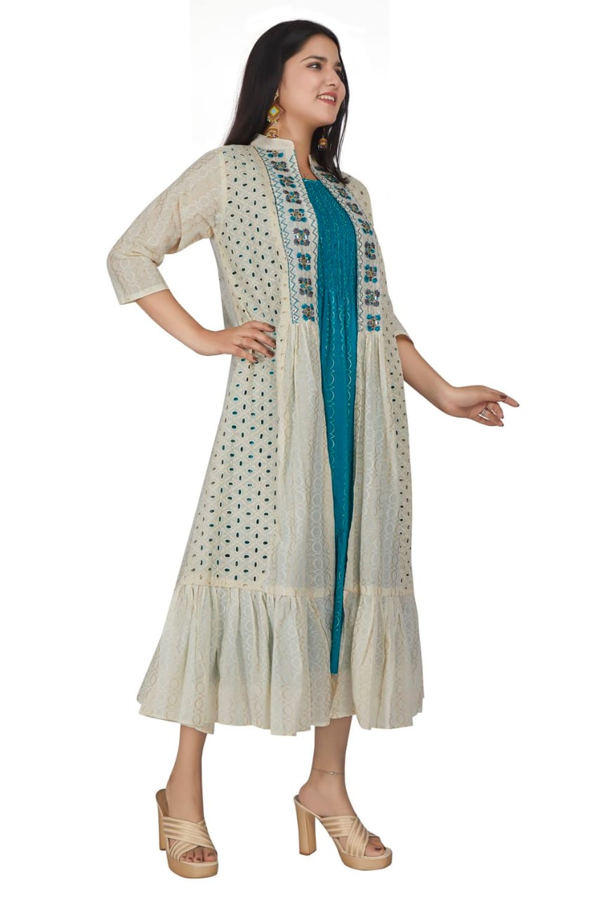 IWG6- SHRUG KURTI