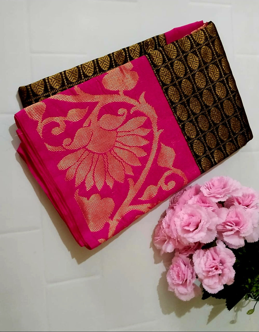 SAR1- premium silk cotton saree