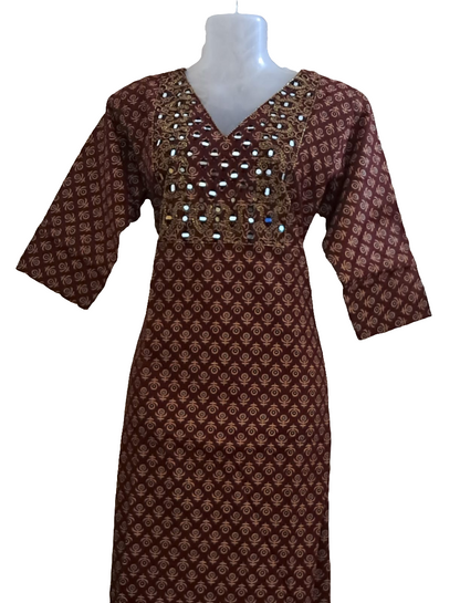 DMAKM1- Aline mirrorwork kurti