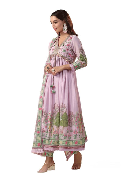 DSUITA1- Shiffon anarkali suit