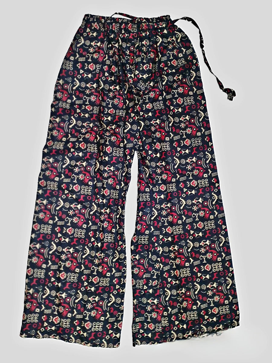 PAL1- PURE COTTON PALAZZO PANTS