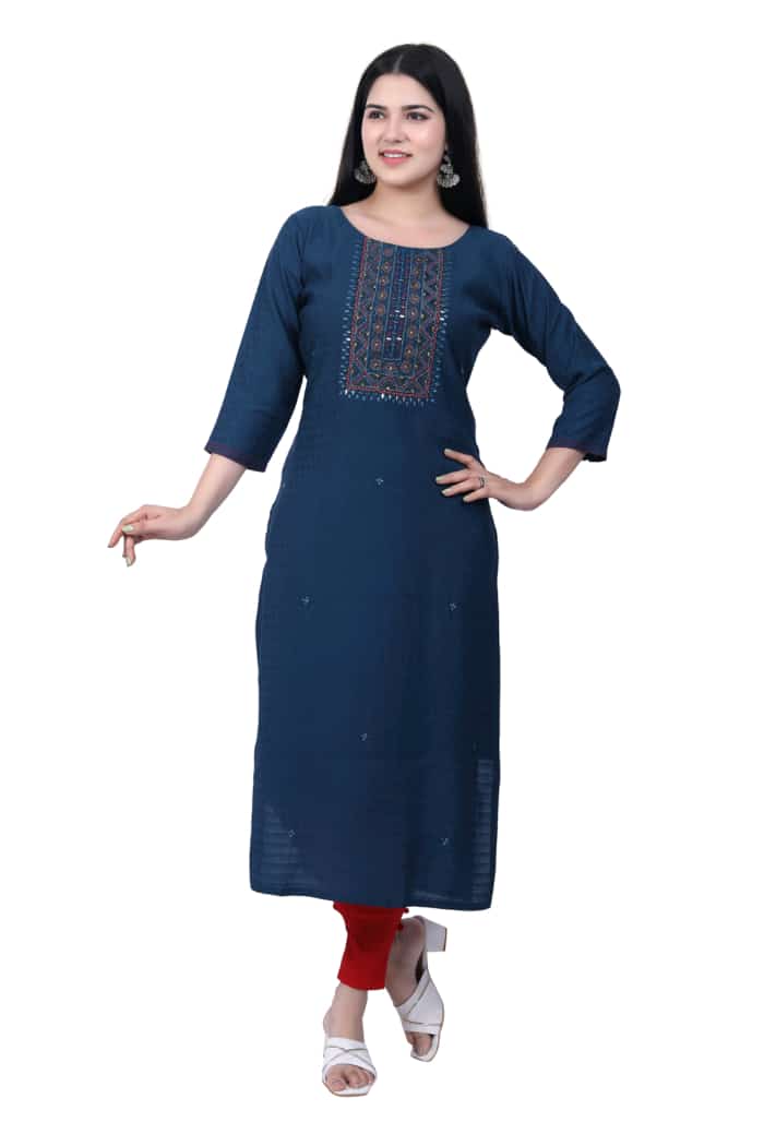 MKUR1- SIDE SLIT KURTI