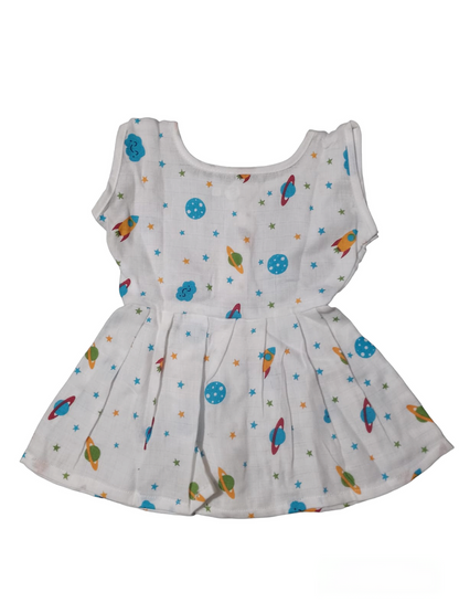 DBABFT3- Organic baby frock