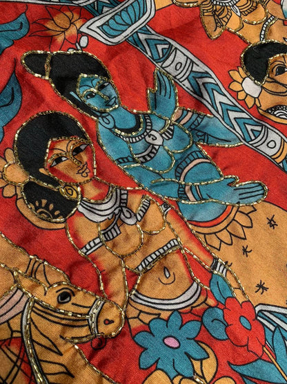 DLEH1- Kalamkari Lehenga