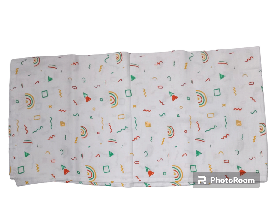 DBABST5- MULTIPRINTS NEWBORN BABY SWADDLES