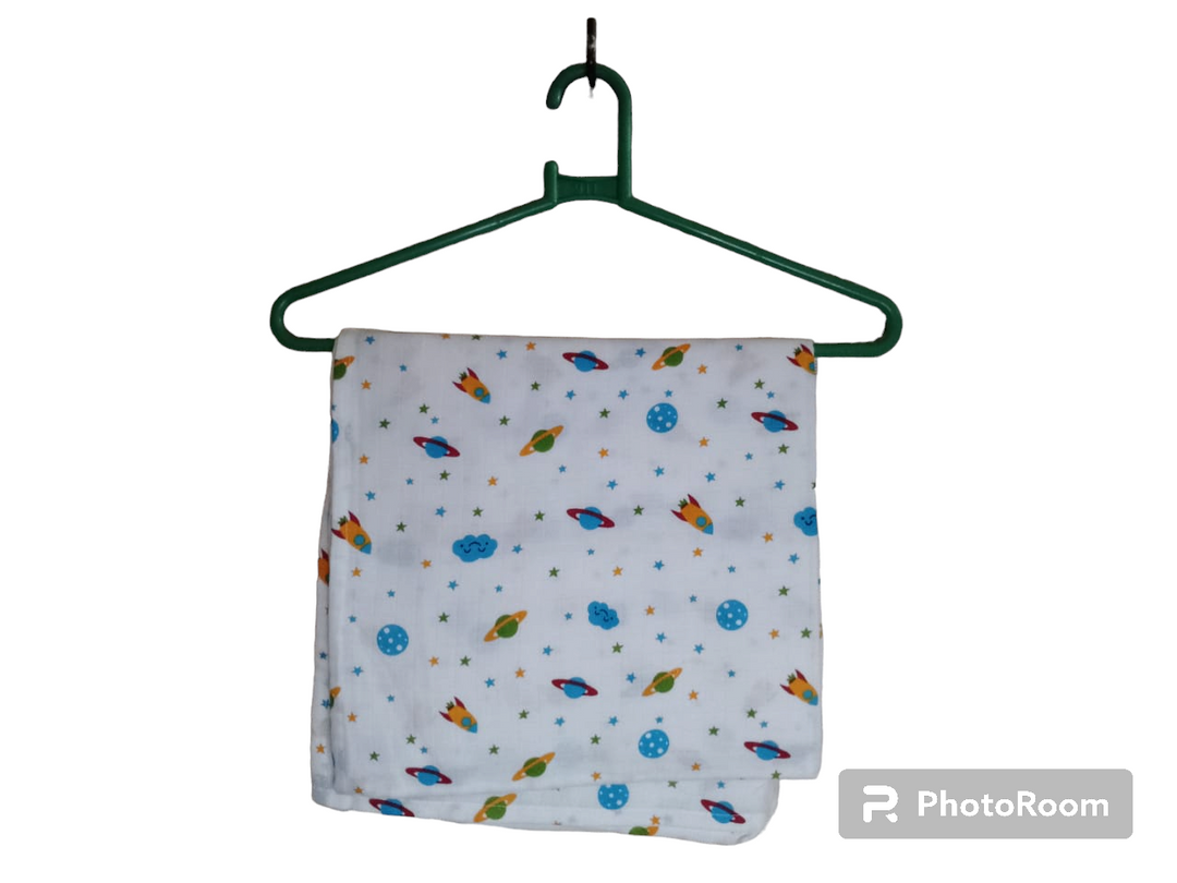 DBABST6- Planet print newborn baby swaddles