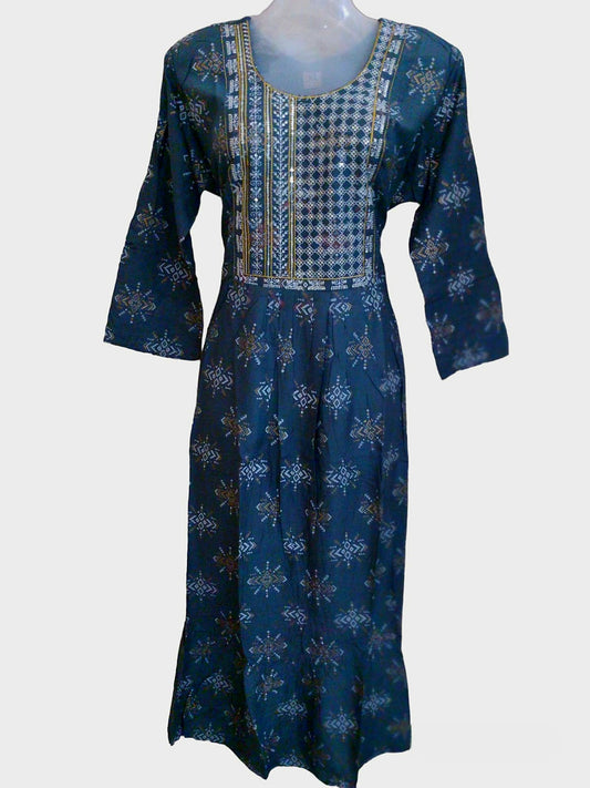 RKUR13- Umbrella type kurti